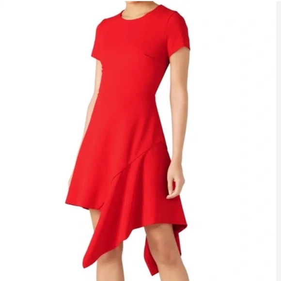 Slate and Willow yellow-gold asymmetrical dress Size 4 - Picture 2 of 9